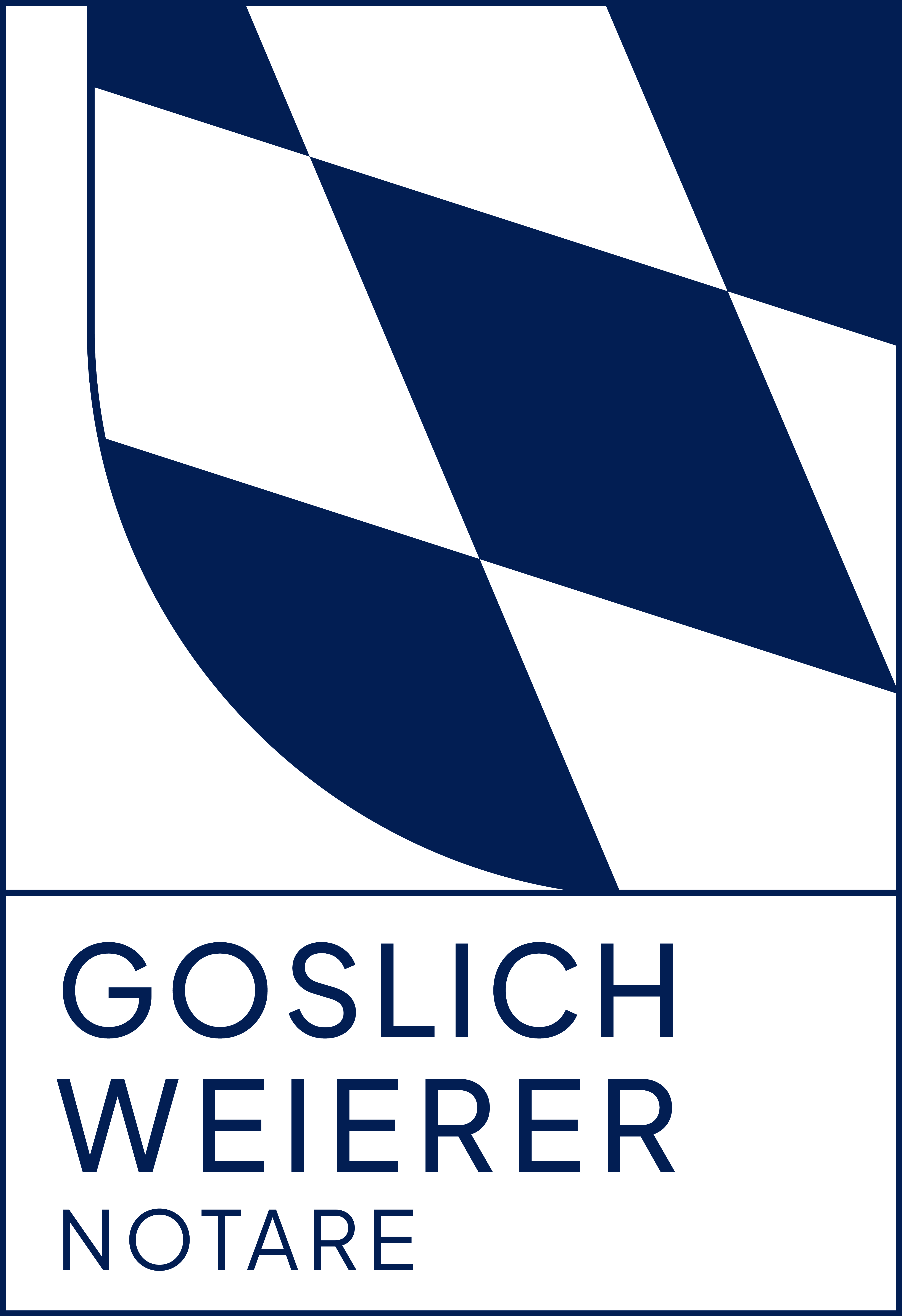 Logorelaunch Notar Goslich Weierer in Günzburg