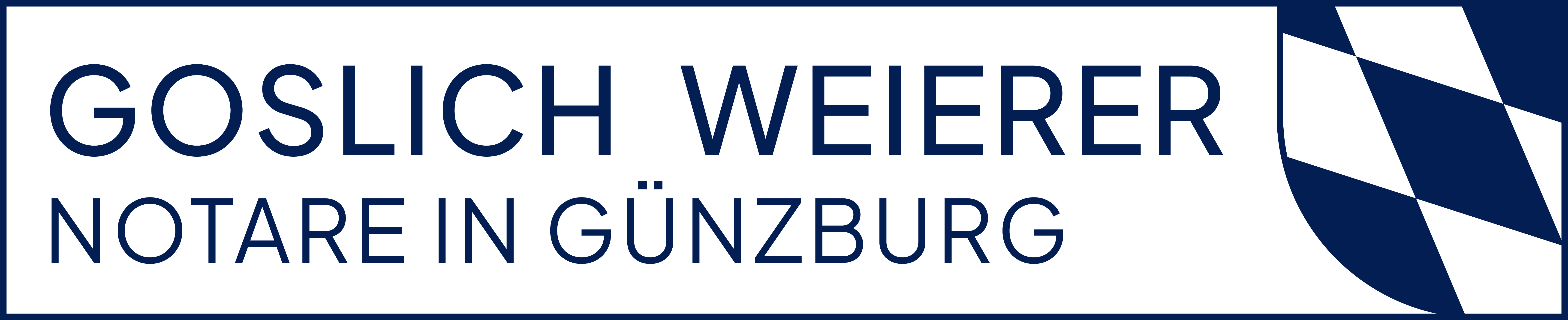 Logorelaunch Notar Goslich Weierer in Günzburg